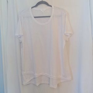 White Time and Tru Hi-low Tee 2X